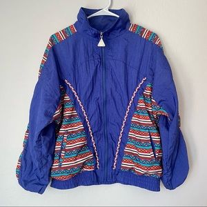 Vintage 80s 90s Wilson Windbreaker Size Medium